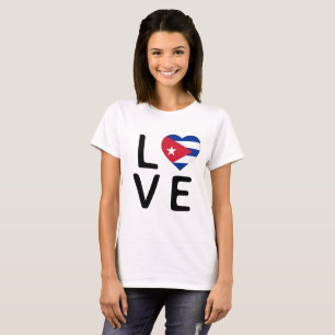 Love - Cuba Flag T-Shirt