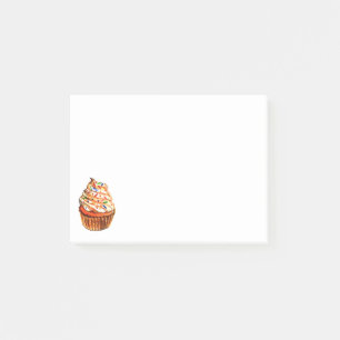 Love Cupcakes With Sprinkles - Bakery Cupcake Post-it Notes