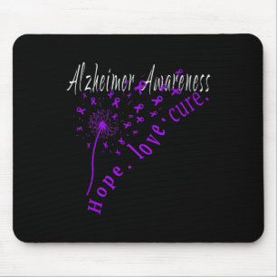 Love Cure Alzheimerheimer Disease Awareness 1 Mouse Pad