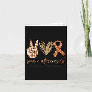 Love Cure Multiple Sclerosis Awareness Supporter  Card