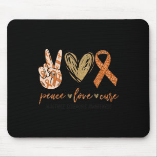 Love Cure Multiple Sclerosis Awareness Supporter  Mouse Pad