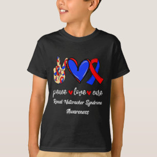 Love Cure Renal Nutcracker Syndrome Awareness T-Shirt