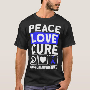 Love Cure Support Alopecia Awareness Ribbon 1 T-Shirt