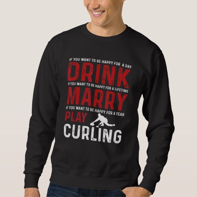 Love Curling Team Sweatshirt (Front)