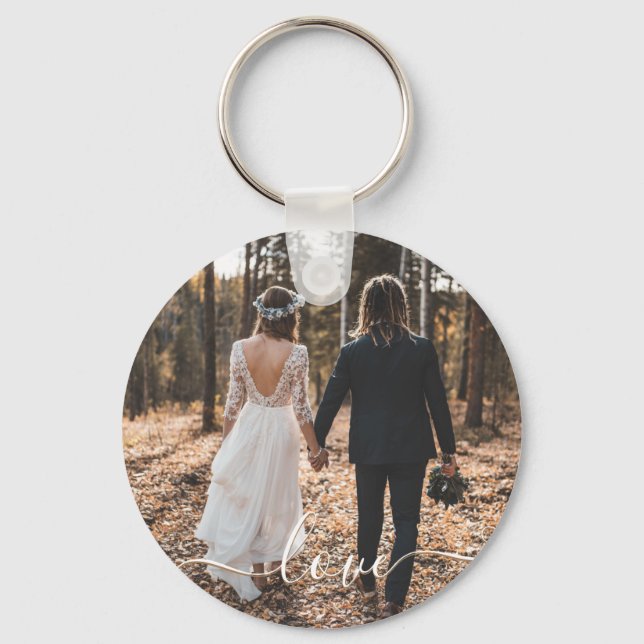 LOVE Custom Photo Keychain (Front)
