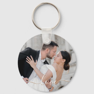 LOVE Custom Photo Keychain