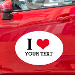 Love Custom Text Advertise Vehicle Small Business Car Magnet<br><div class="desc">I Love Custom Text Advertise Vehicle Small Business Car Magnet</div>