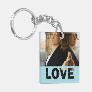 Love Cut Outs Bleu Photo Customisée