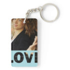 Love Cut Outs Bleu Photo Customisée