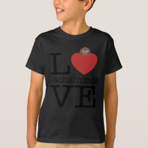 Love Cute Dachshund T-Shirt