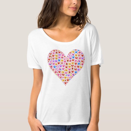 Love cute emoji hearts symbol emojis hipster heart T-Shirt