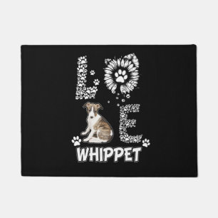 Love cute Whippet Doormat