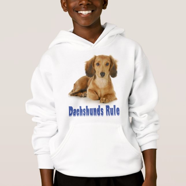 Love Dachshund Puppy Dog Sweatshirt (Front)