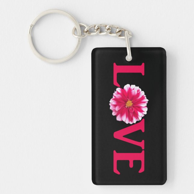 Love Dahlia Keychain (Front)