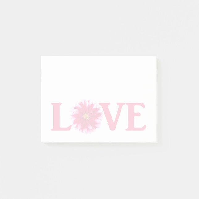 Love Dahlia Post-it Notes (Front)