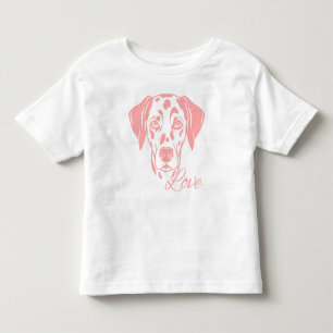 Love Dalmata Toddler T-shirt