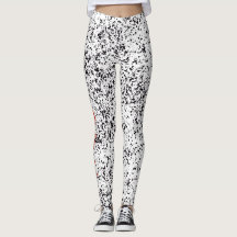 Love Dalmatian Black Spotted Leggings