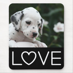 Love Dalmatian Puppy Dog Mousepad