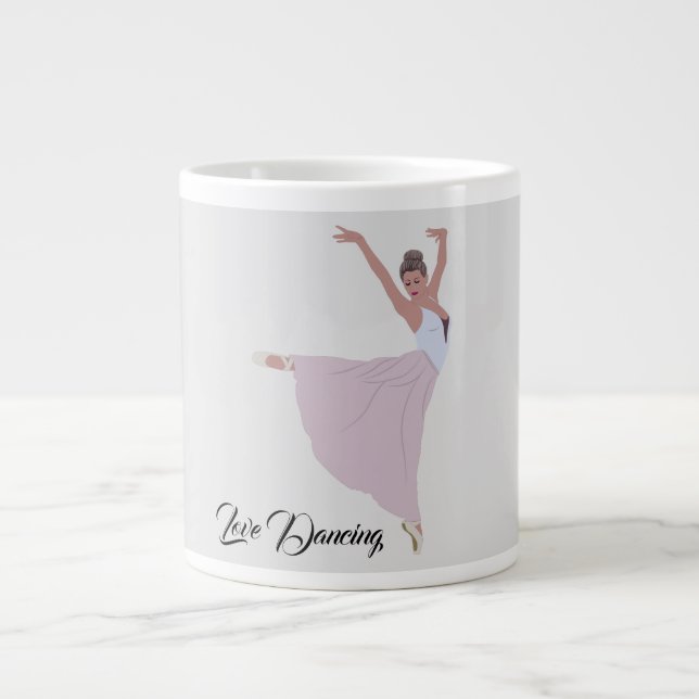 Love Dancing Large Coffee Mug (Front)
