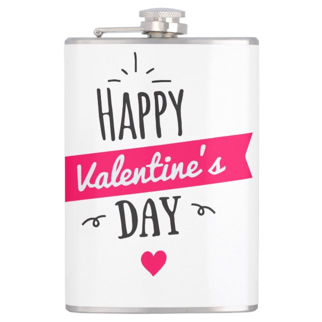 Love Day Hip Flask (Front)