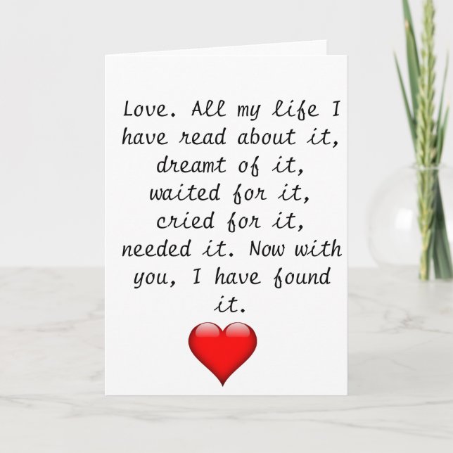 Love Day  Holiday Card (Front)