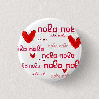 Love de lis 1 inch round button