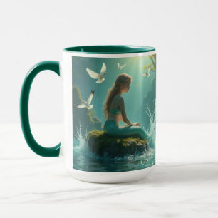 Love Deeply Mermaid Name Valentine's Day Mug