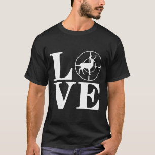 Love Deer Hunting Funny Bow Rifle Deer Hunters Gif T-Shirt