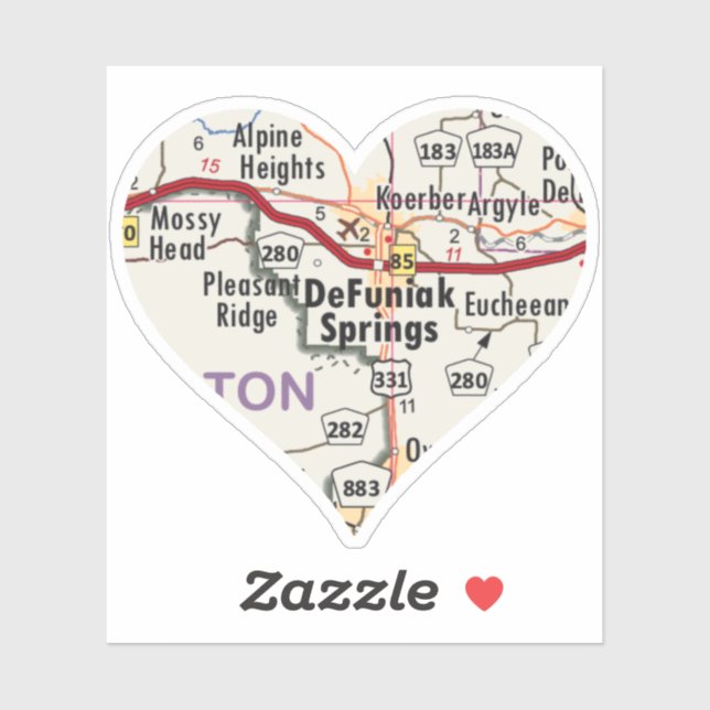 Love DeFuniak Springs Florida (Sheet)