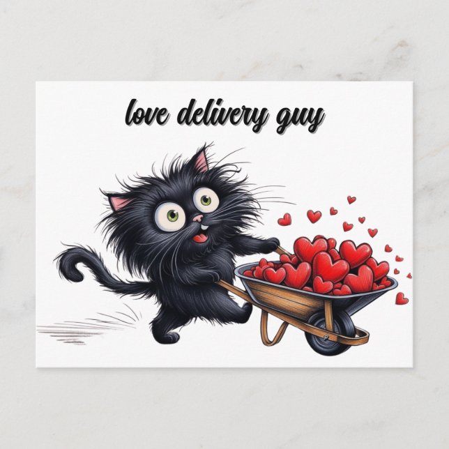 love delivery guy postcard (Front)
