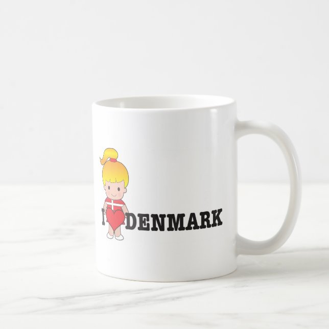 Love Denmark Coffee Mug (Right)