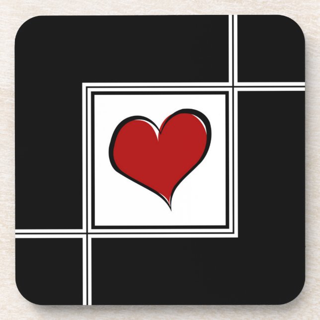Love design coaster (Front)