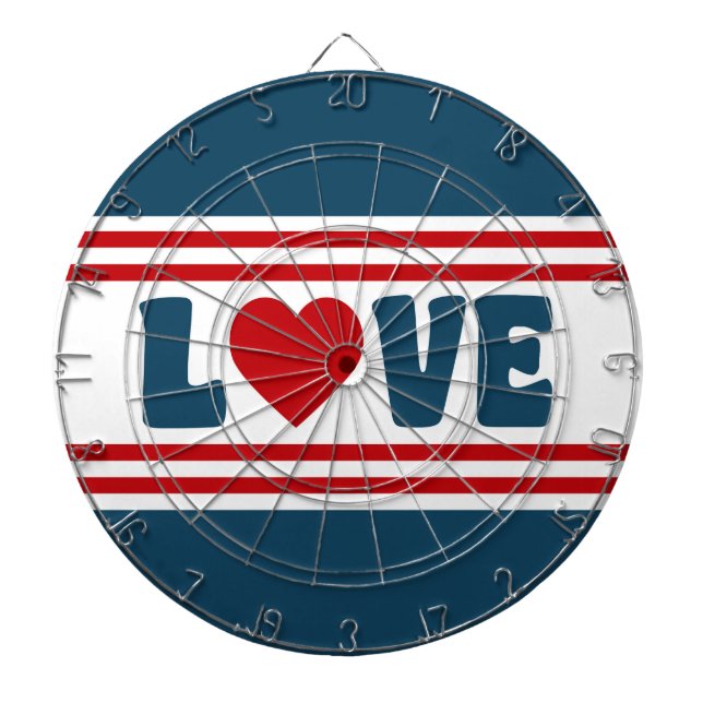 Love design dartboard (Front)
