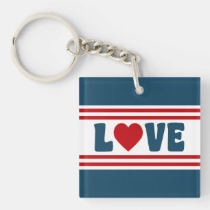 Love design keychain