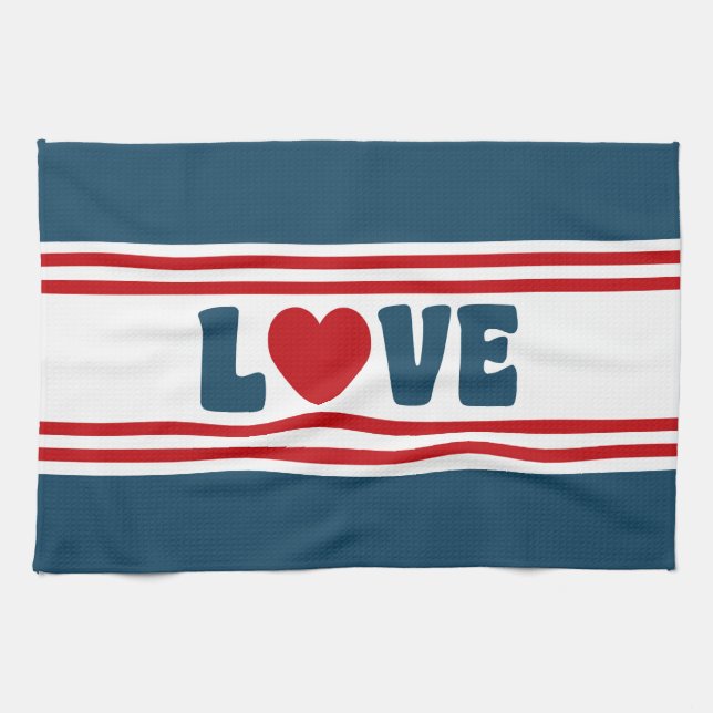 Love design kitchen towel (Horizontal)