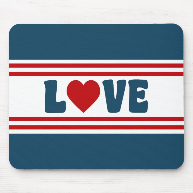 Love design mouse pad (Front)