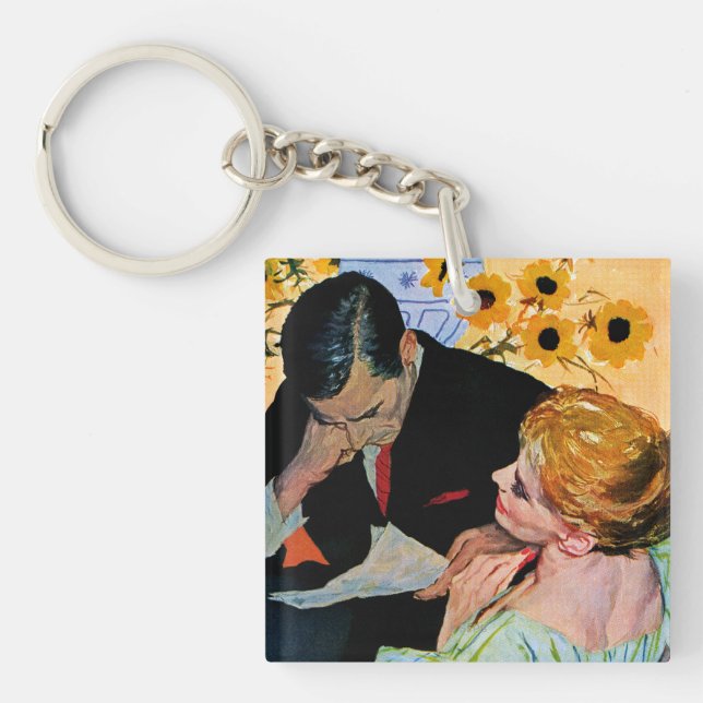 Love Dies Slowly Keychain (Front)