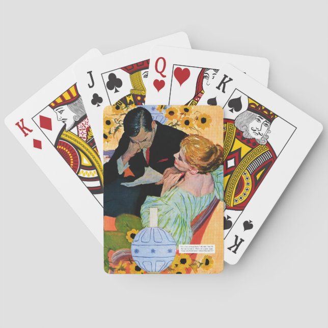 Love Dies Slowly Playing Cards (Back)