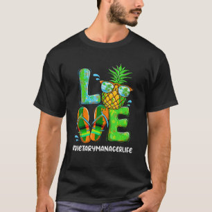 Love Dietary Manager Life Chritsmas In July Summer T-Shirt