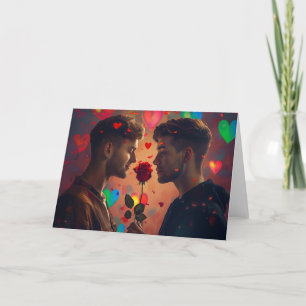 Love Digital Art Print Thank You Card