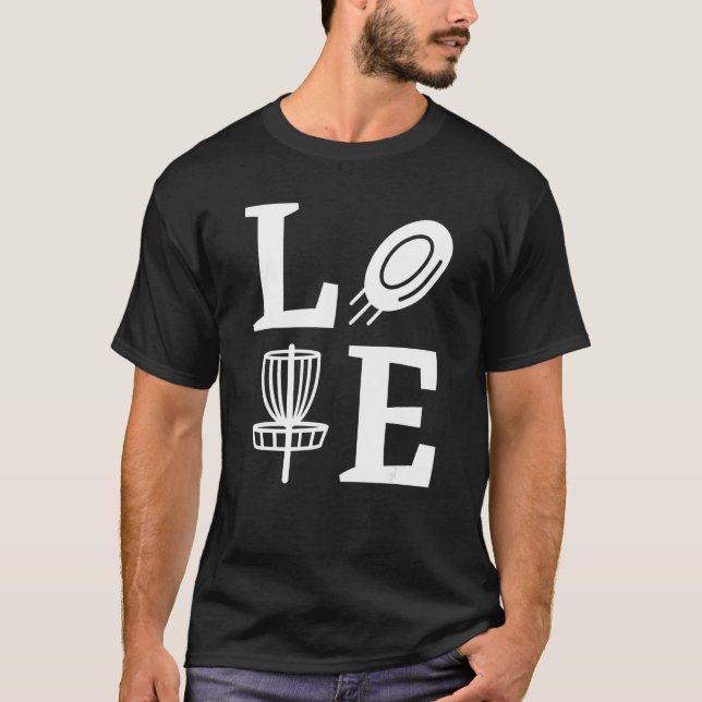 Love Disc Golf  Disc Golf T-Shirt (Front)