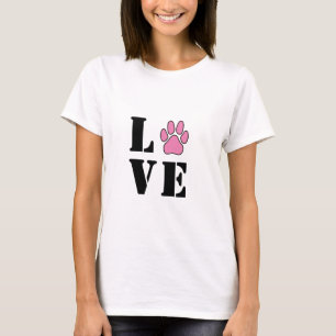 Love doggy paws T-Shirt de base pour femmes