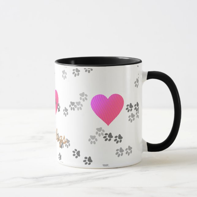 Love dogs mug (Right)