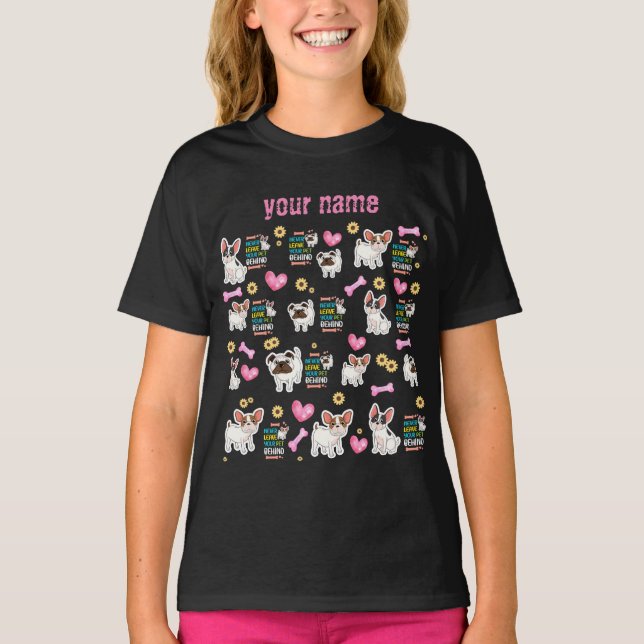 LOVE DOGS PAW I LOVE MY DOG PET  T-Shirt (Front)