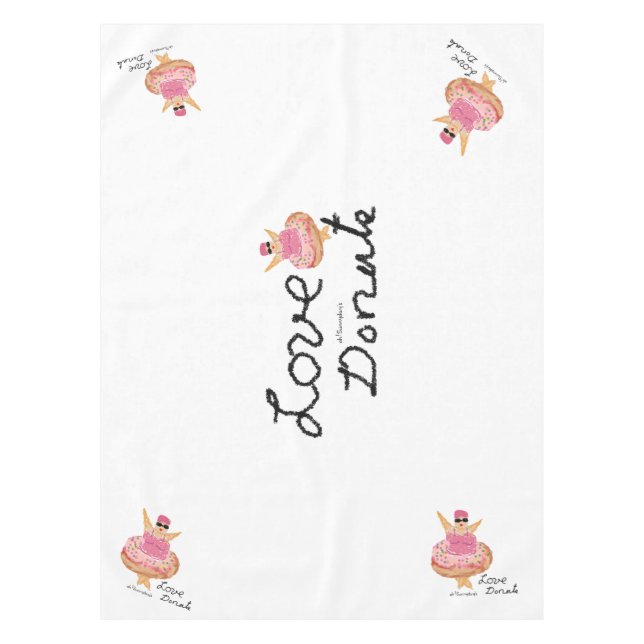 Love donut tablecloth (Front)