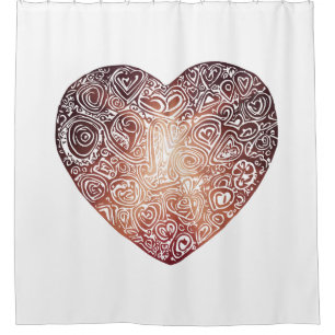 Love Doodle Heart Abstract Art