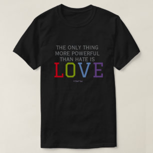 LOVE (double sided) (dark) - A MisterP Shirt