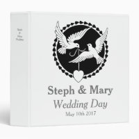 Love Doves Elegant Lesbian Wedding Album