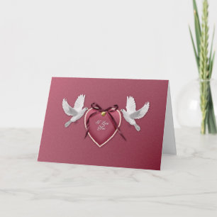 Love Doves Holiday Card