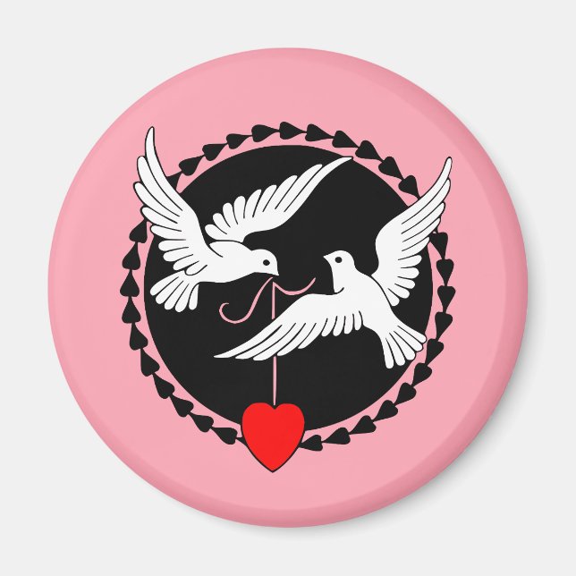 Love Doves Magnet (Front)